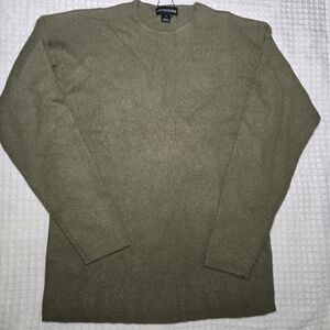 Pretty Little Thing Light Rib Knit Oversized Top Khaki Green Size Small NWT